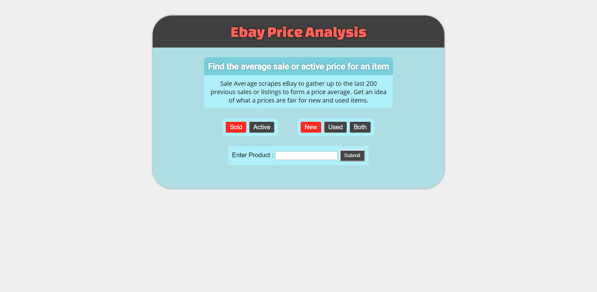 Ebay Analysis